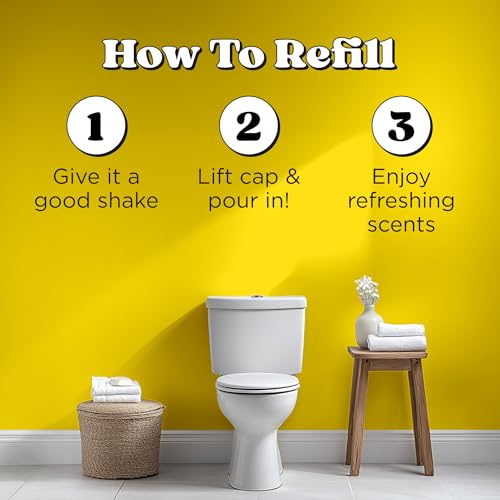 Poo-Pourri Before-You-Go Toilet Spray Refill, Original Citrus, 16 Fl Oz, Up to 800 Uses, Bathroom Odor Deodorizer with Essential Oils for Home or Work, Lemon, Bergamot and Lemongrass Scent|B0071B09Y8