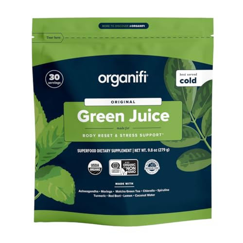 Organifi, Green Juice Powder, 9.8 Ounce|B09MQWQDYQ