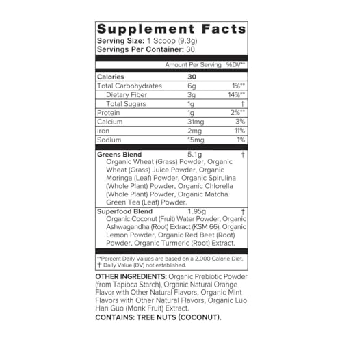 Organifi, Green Juice Powder, 9.8 Ounce|B09MQWQDYQ