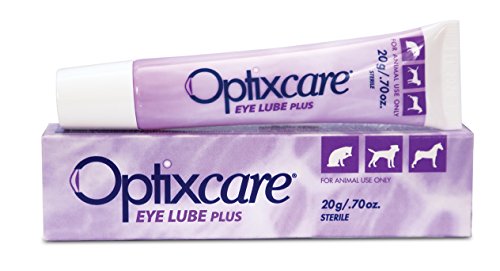 OptixCare Pet Eye Lube Plus + Hyaluron 20g for Dog Cat Horses|B07C1ML943