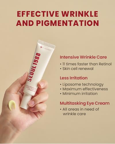 K-SECRET SEOUL 1988 Retinal Eye Cream – Formulated with Advanced Retinal Liposome 4% and Fermented Bean for Dark Circles and Fine Line Care | Korean Skincare, 30ml / 1.01 fl oz|B0DGGBYDRZ