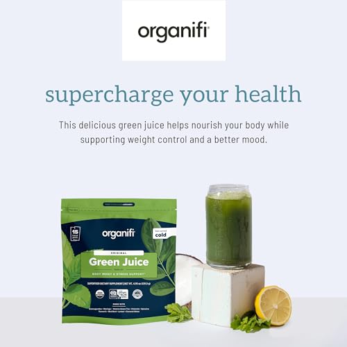 Organifi: GO Packs - Green Juice - Organic Superfood Supplement Powder - 15 Travel Packs - Organic Vegan Greens - Hydrates and Revitalizes|B09C2V8QTS