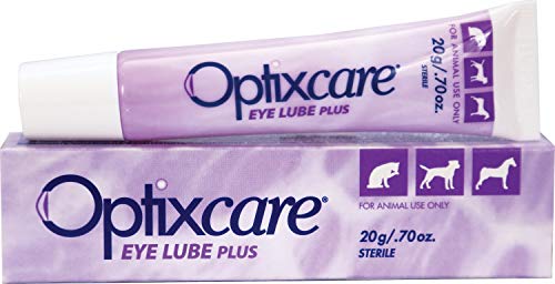 OptixCare Eye Lube Plus + Hyaluron 20g for Dog Cat Horses, Pack of 3|B07H2NLCX5