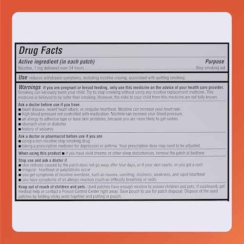 Rugby Clear Nicotine Patches - 7mg Transdermal System Patch - Smoking or Vaping Quitting Aid - Step 3 - (1 Pack)|B0036LAE3I