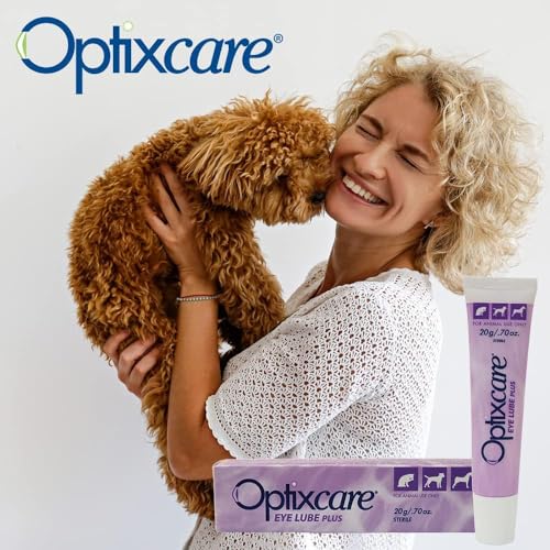 OptixCare Pet Eye Lube Plus + Hyaluron 20g for Dog Cat Horses|B07C1ML943
