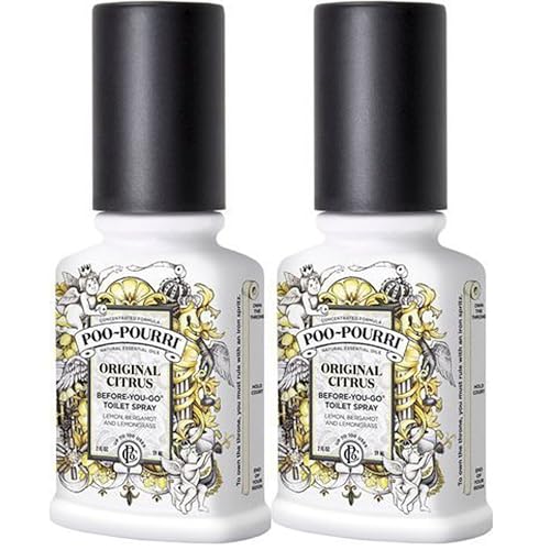 Poo-Pourri Before-You-Go Toilet Spray Bottle, Original Scent, 2 Fl Oz (Pack of 2)|B01GF5A5ZI