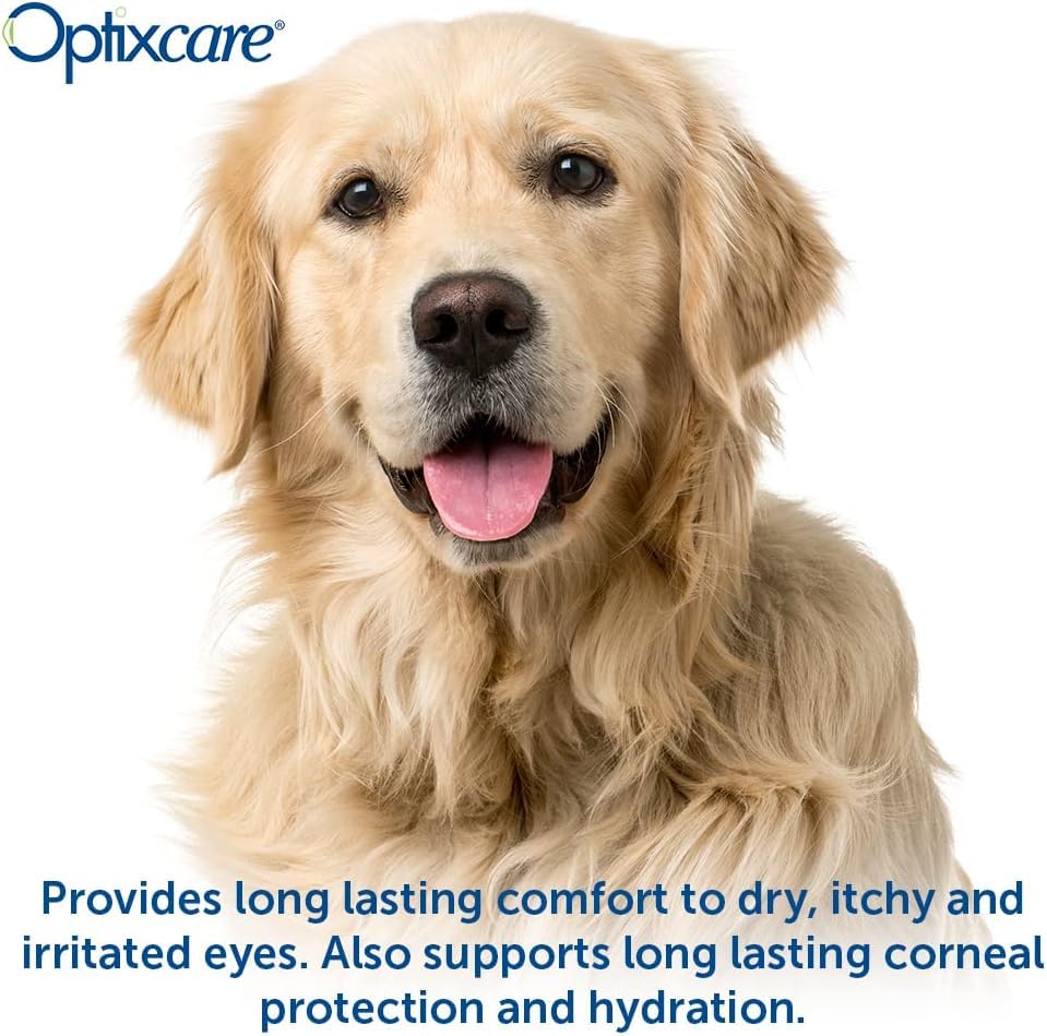 OptixCare Pet Eye Lube Plus + Hyaluron 20g for Dog Cat Horses|B07C1ML943